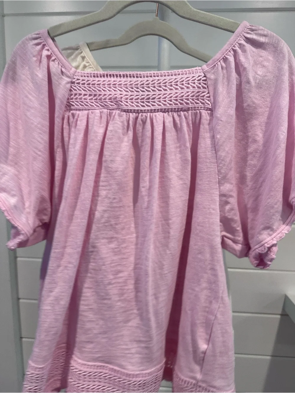 Set of two girls Smocked Peasant Tops